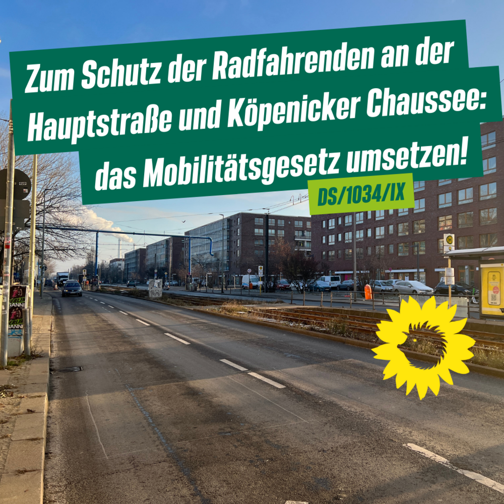 zweispurige Hauptstrasse